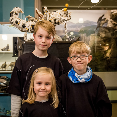 SchreckenPaten: Jojo, Jannik und Erik, Foto: Christian Rudat, (c) Roter Fleck Verlag