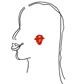 ENGELS KUSS Logo, (c) Roter Fleck Verlag